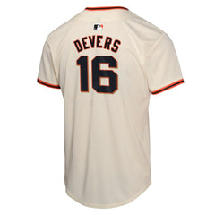 Rafael Devers San Francisco Giants Youth Home Player Game Jersey - Cream