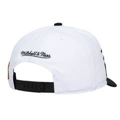 Baltimore Orioles Unisex XL Script Pro Crown Snapback Hat White/Black | Mitchell & Ness