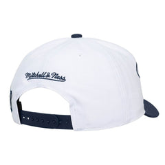 Detroit Tigers Unisex XL Script Pro Crown Snapback Hat White/Navy | Mitchell & Ness