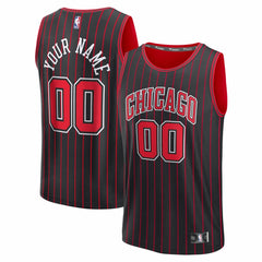 Chicago Bulls Youth Fastbreak Custom Jersey sale - Statement Editi- Black