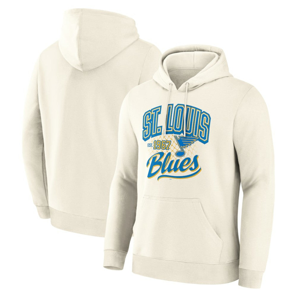 St. Louis Blues Fanatics Legacy Hoodie Cream