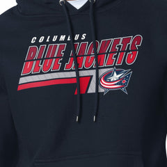 Columbus Blue Jackets Starter Logo Push Fleece Hoodie Navy