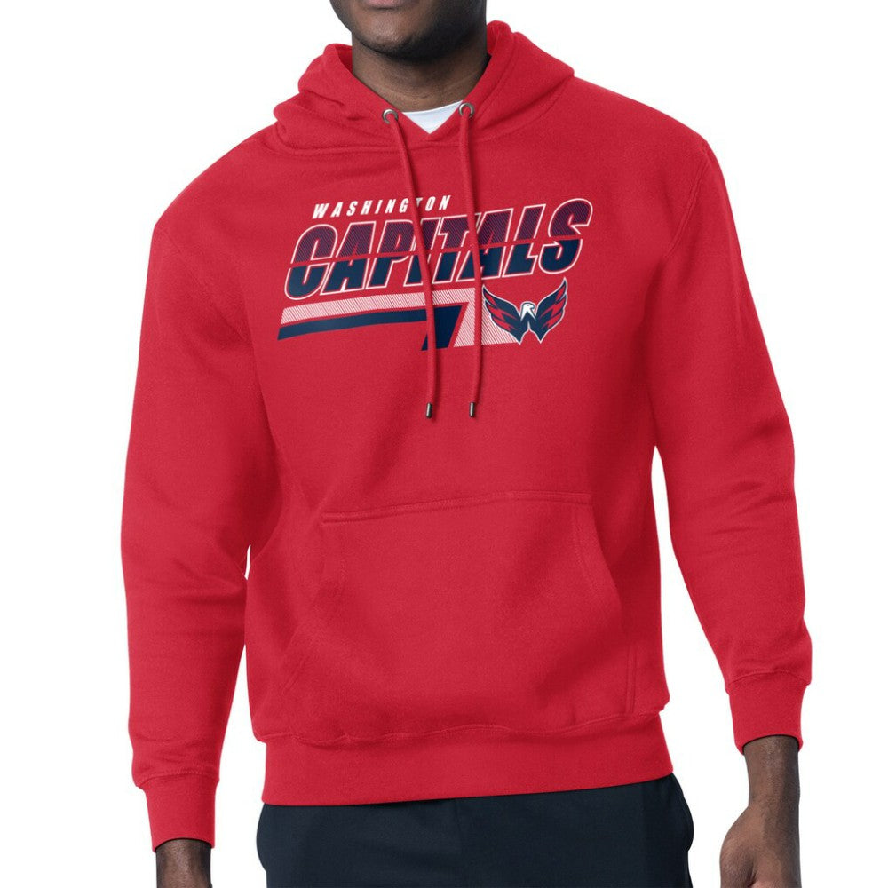 Washington Capitals Starter Logo Push Fleece Hoodie Red