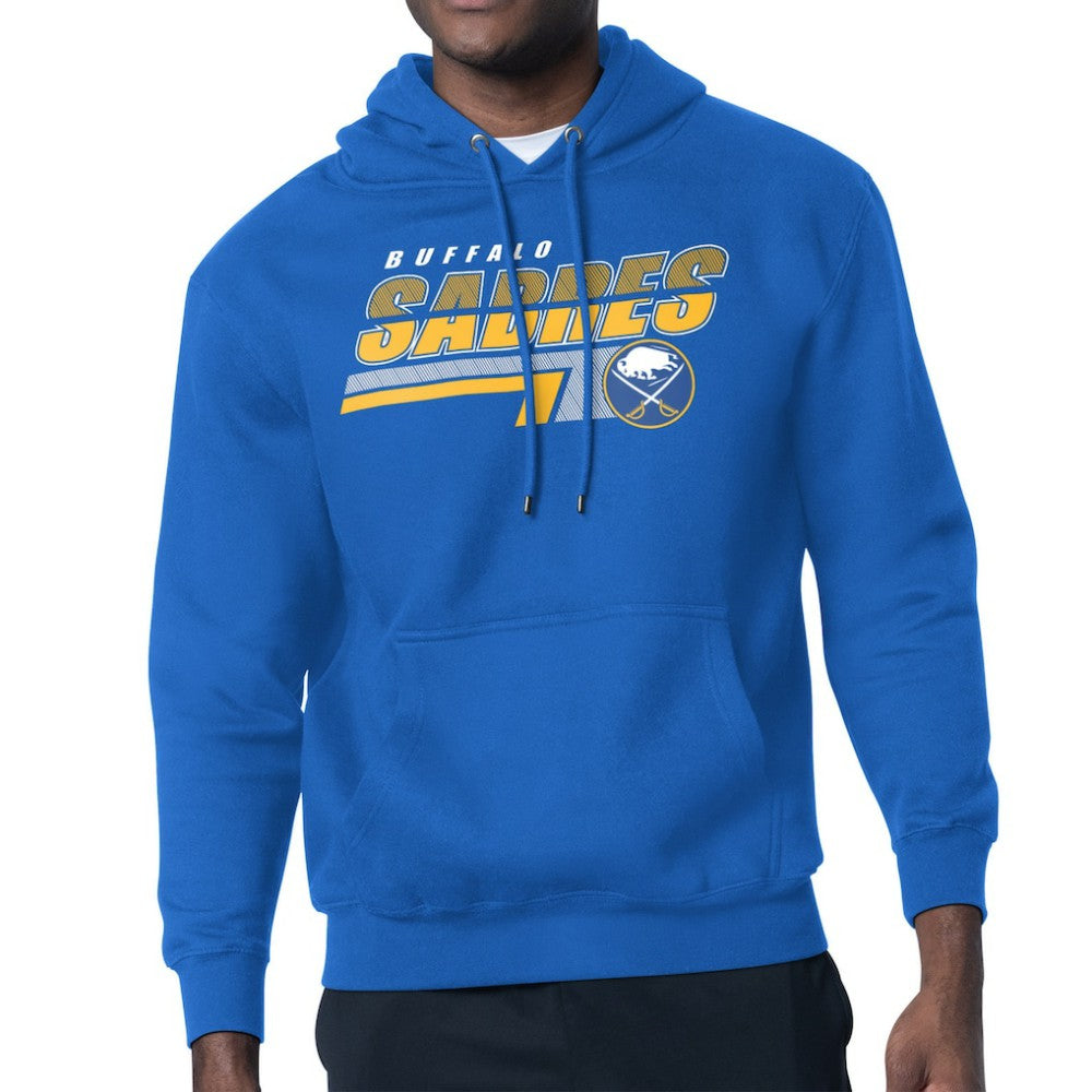 Buffalo Sabres Starter Logo Push Fleece Hoodie Royal