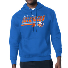 New York Islanders Starter Logo Push Fleece Hoodie Royal