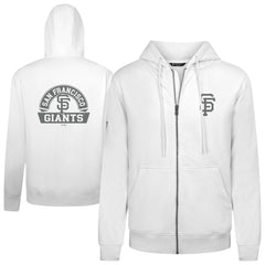 San Francisco Giants Levelwear Podium Banner Arch Full-Zip Hoodie White