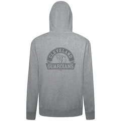 Cleveland Guardians Levelwear Podium Banner Arch Full-Zip Hoodie Heather Gray