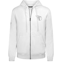 Cleveland Guardians Levelwear Podium Banner Arch Full-Zip Hoodie White