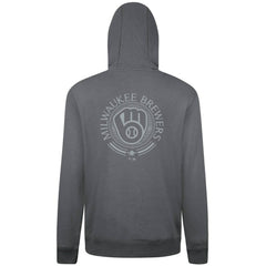 Milwaukee Brewers Levelwear Podium Valiant Hoodie Gray
