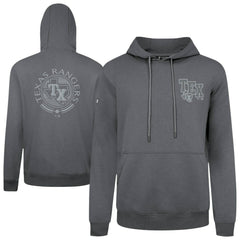 Texas Rangers Levelwear Podium Grain Hoodie Gray