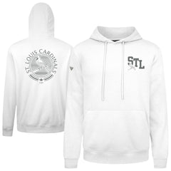 St. Louis Cardinals Levelwear Podium Grain Hoodie White