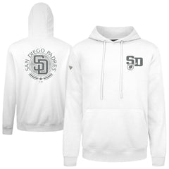 San Diego Padres Levelwear Podium Grain Hoodie White
