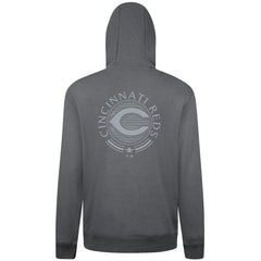 Cincinnati Reds Levelwear Podium Grain Hoodie Gray
