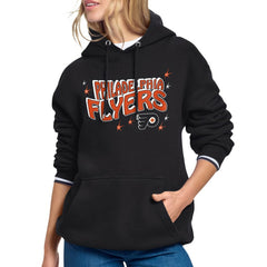 Philadelphia Flyers Starter Women's Fireworks Fleece Hoodie Black