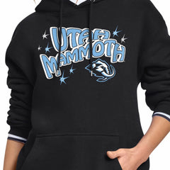 Utah Mammoth Starter Women's Fireworks Fleece Hoodie Black