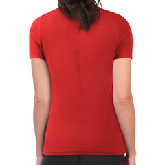 Detroit Red Wings G-III 4Her by Carl Banks Women's Super-Slim Lightweight Pinstripe Circle Graphic T-Shirt Red
