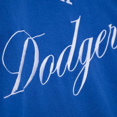 Los Angeles Dodgers Women's Script Sweatshirt Royal | Mitchell & Ness