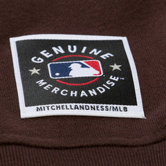 San Diego Padres Women's Script Sweatshirt Brown | Mitchell & Ness