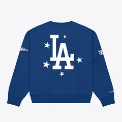 Los Angeles Dodgers Women's Pep Rally Sweatshirt Royal | Mitchell & Ness