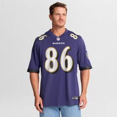 Cornelius Johnson Baltimore Ravens Team Game Jersey - Purple