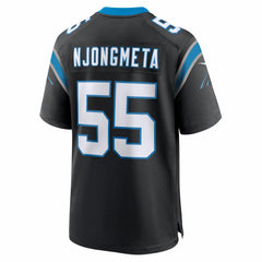 Maema Njongmeta Carolina Panthers Team Game Jersey - Black