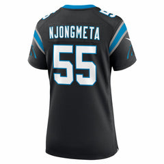 Maema Njongmeta Carolina Panthers Women's Team Game Jersey - Black