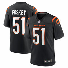 Isaiah Foskey Cincinnati Bengals Team Game Jersey - Black