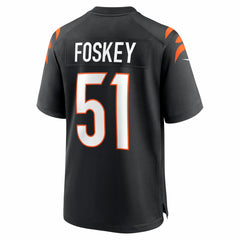 Isaiah Foskey Cincinnati Bengals Team Game Jersey - Black