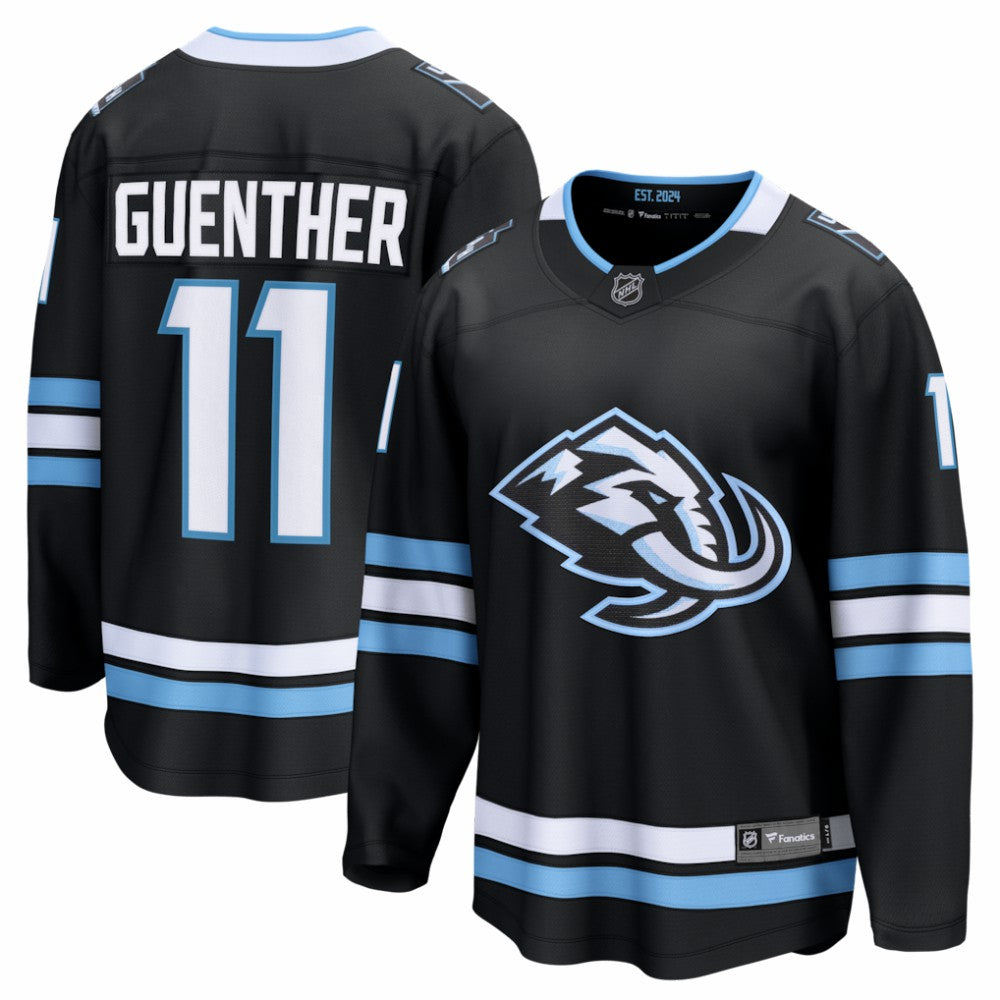 Dylan Guenther Utah Mammoth Fanatics Home Breakaway Player Jersey Black