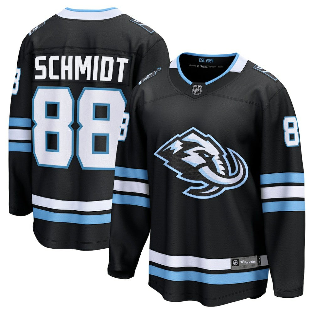Nate Schmidt Utah Mammoth Fanatics Home Breakaway Player Jersey Black