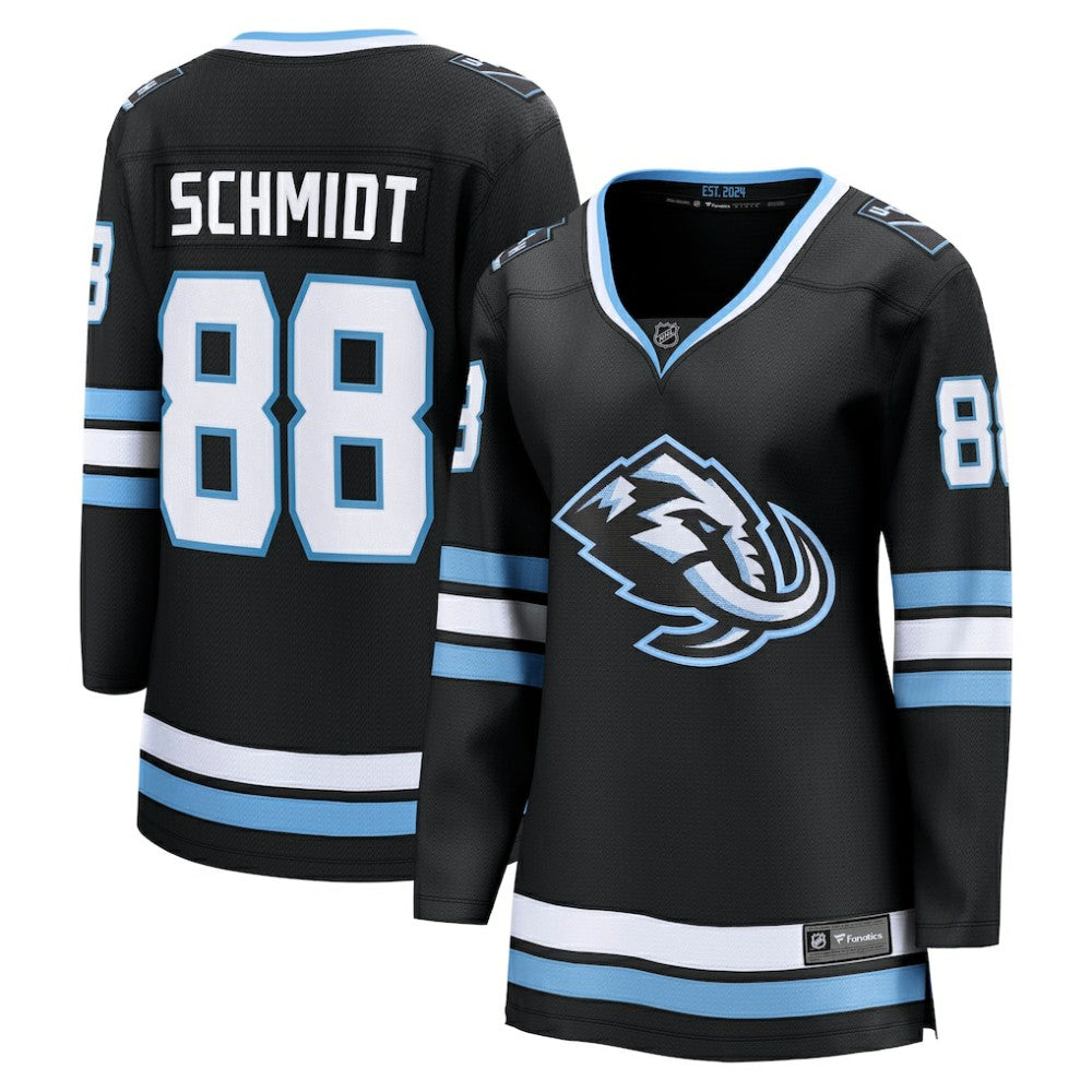 Nate Schmidt Utah Mammoth Fanatics Women's Home Breakaway Player Jersey Black