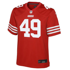 The Faithful San Francisco 49ers Youth Team Game Jersey - Scarlet
