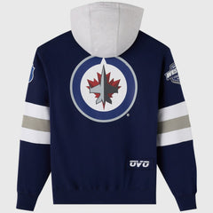 Winnipeg Jets OVO x NHL Fleece Hoodie Navy