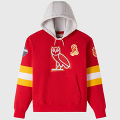 Calgary Flames OVO x NHL Fleece Hoodie Red