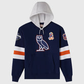 Edmonton Oilers OVO x NHL Fleece Hoodie Navy