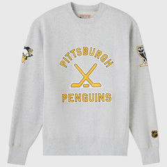 Pittsburgh Penguins OVO x NHL Fleece Sweatshirt Heather Gray