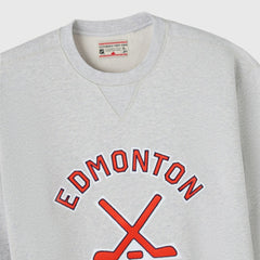 Edmonton Oilers OVO x NHL Fleece Sweatshirt Heather Gray