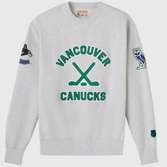 Vancouver Canucks OVO x NHL Fleece Sweatshirt Heather Gray