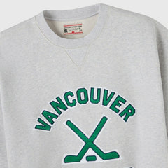 Vancouver Canucks OVO x NHL Fleece Sweatshirt Heather Gray