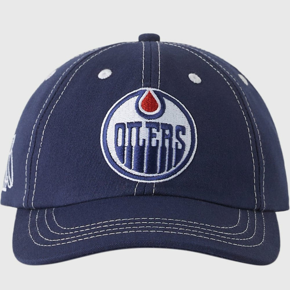 Edmonton Oilers OVO x NHL Adjustable Sport Hat Navy