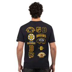 Boston Bruins Starter Logo Collage T-Shirt Black