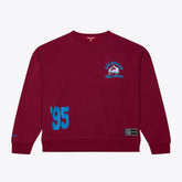 Colorado Avalanche Mitchell & Ness Women's Crewneck Sweatshirt Maroon