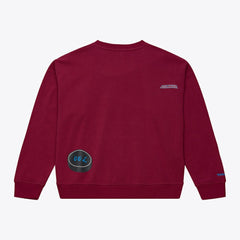 Colorado Avalanche Mitchell & Ness Women's Crewneck Sweatshirt Maroon