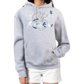 Seattle Kraken G-III 4Her by Carl Banks Women's Shadow Logo Fleece Hoodie Gray