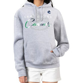 Vancouver Canucks G-III 4Her by Carl Banks Women's Shadow Logo Fleece Hoodie Gray