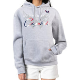 Washington Capitals G-III 4Her by Carl Banks Women's Shadow Logo Fleece Hoodie Gray