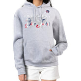 Columbus Blue Jackets G-III 4Her by Carl Banks Women's Shadow Logo Fleece Hoodie Gray