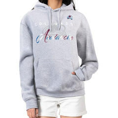 Colorado Avalanche G-III 4Her by Carl Banks Women's Shadow Logo Fleece Hoodie Gray