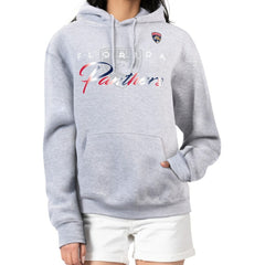 Florida Panthers G-III 4Her by Carl Banks Women's Shadow Logo Fleece Hoodie Gray