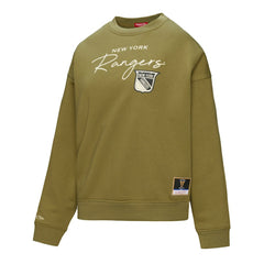 New York Rangers Mitchell & Ness Women's Fleece Sweatshirt Hunter Green